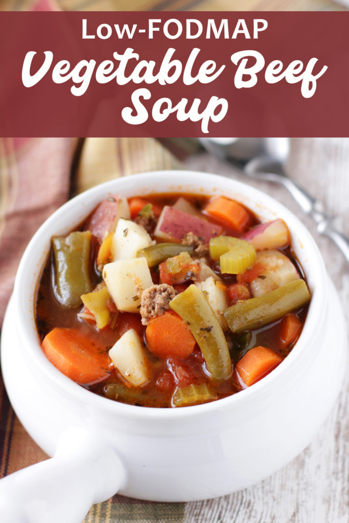 Low FODMAP Vegetable Beef Soup