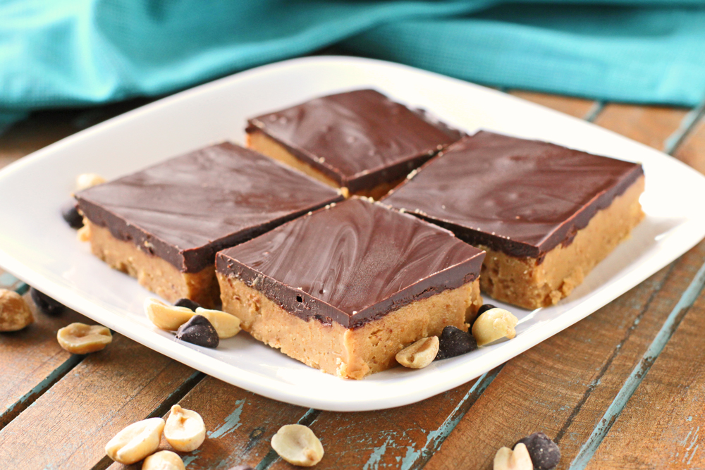 Dark Chocolate Peanut Butter Bars