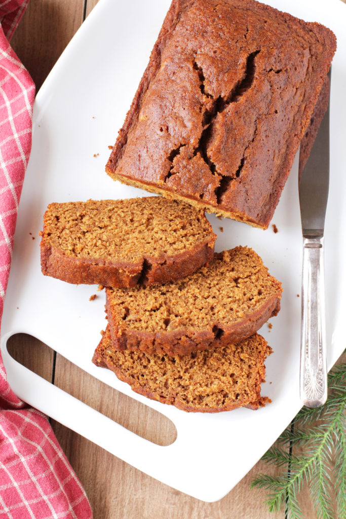 Low FODMAP Banana Gingerbread