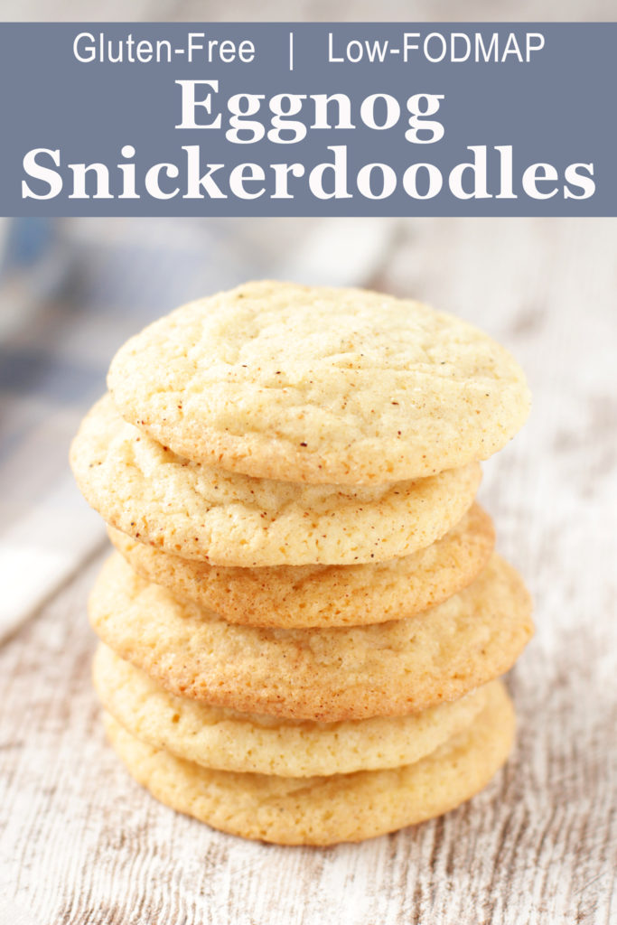 Low FODMAP Eggnog Snickerdoodles
