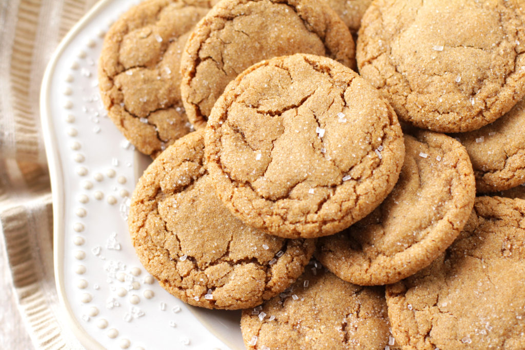 Low FODMAP Soft & Chewy Ginger Cookies