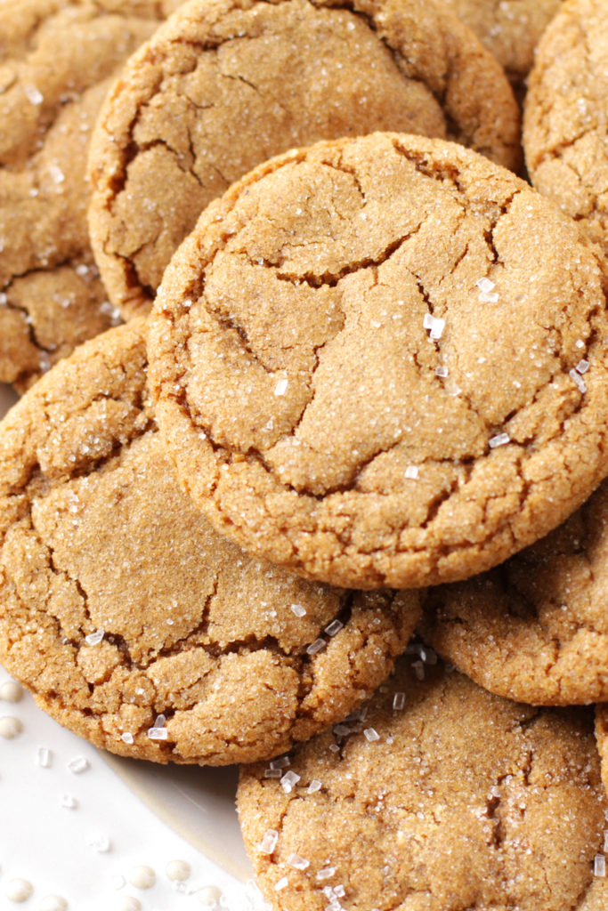 Low FODMAP Soft & Chewy Ginger Cookies