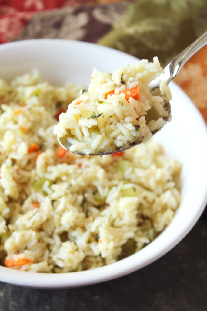 Low FODMAP Herb Rice Stuffing