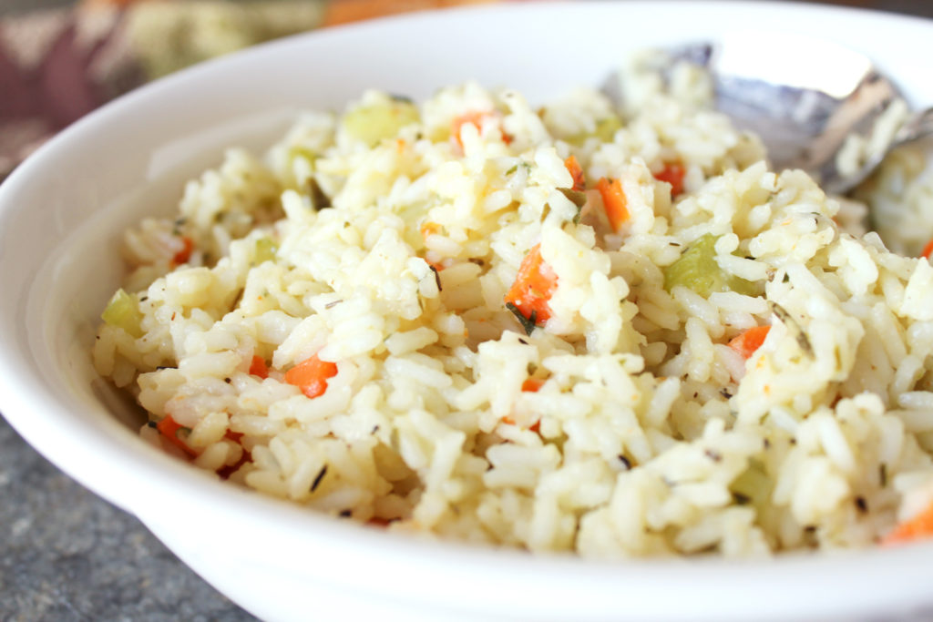 Low FODMAP Herb Rice Stuffing