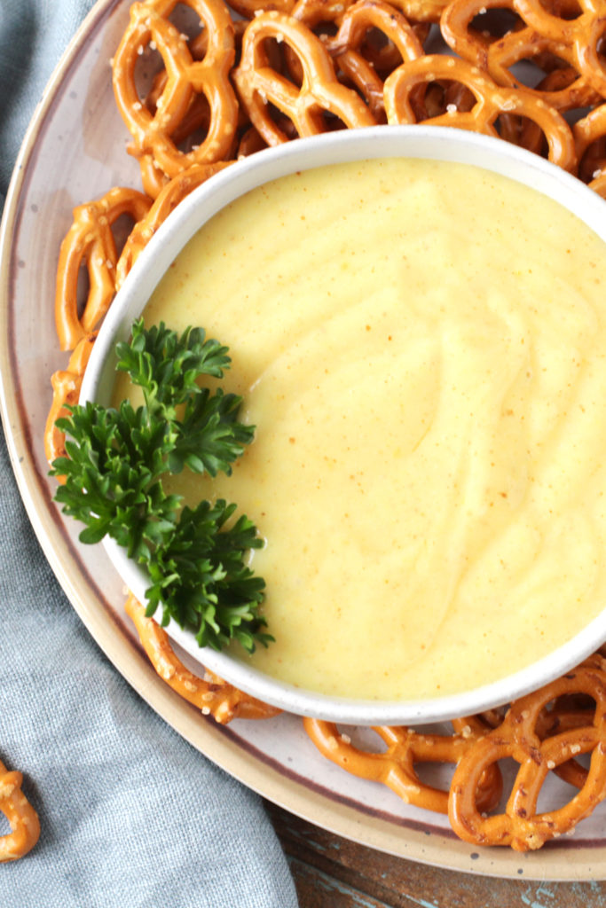 Low FODMAP Sweet Mustard Pretzel Dip