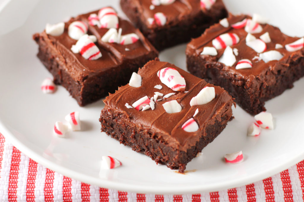 Low FODMAP Peppermint Crush Brownies
