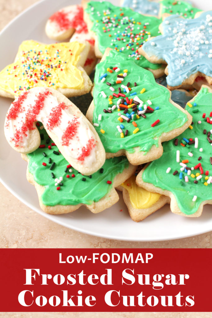 Low FODMAP Frosted Sugar Cookie Cutouts