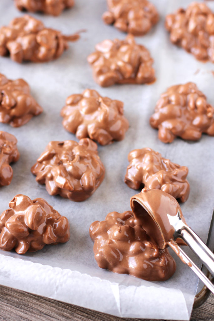 Crock-Pot Peanut Cluster Candy
