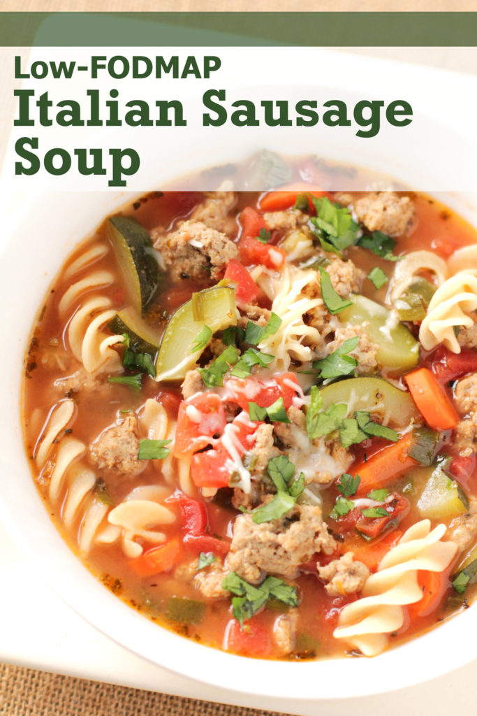 Low FODMAP Italian Sausage Soup