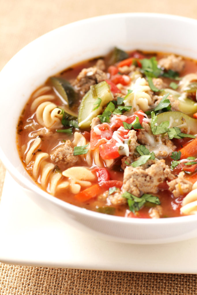 Low FODMAP Italian Sausage Soup