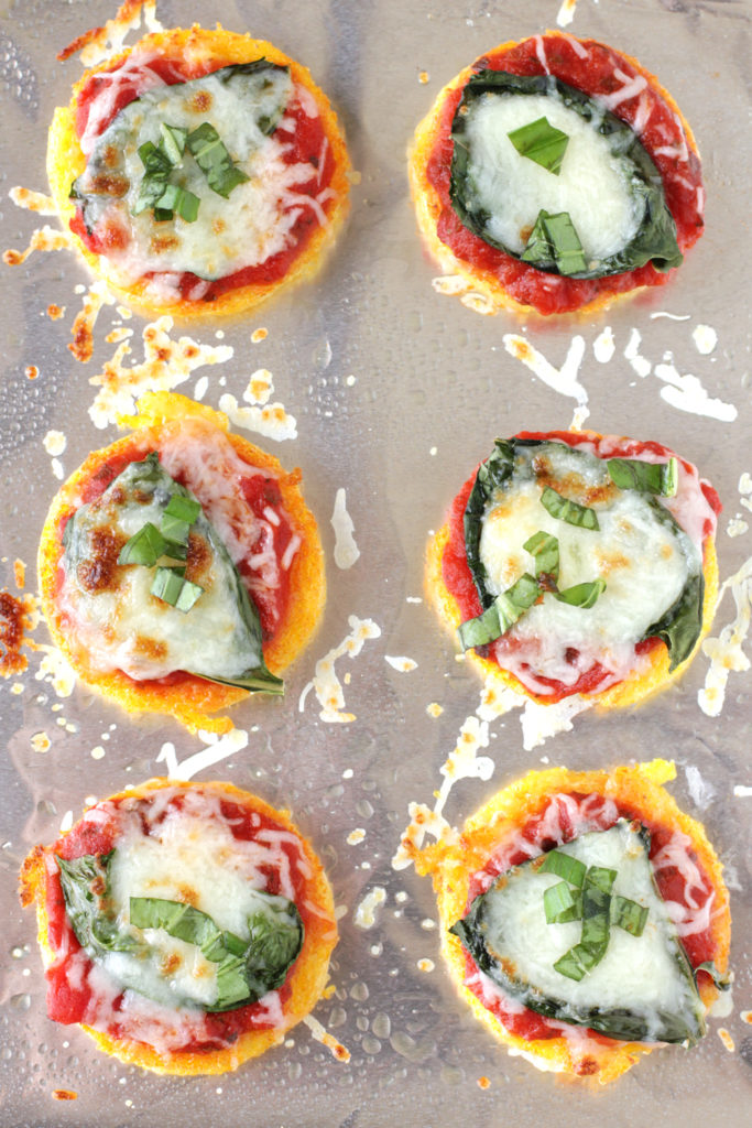 Low FODMAP Mini Polenta Pizzas