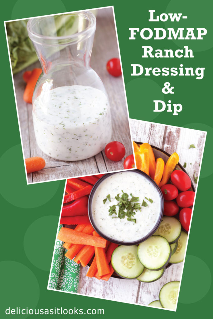 Low FODMAP Ranch Dressing & Dip
