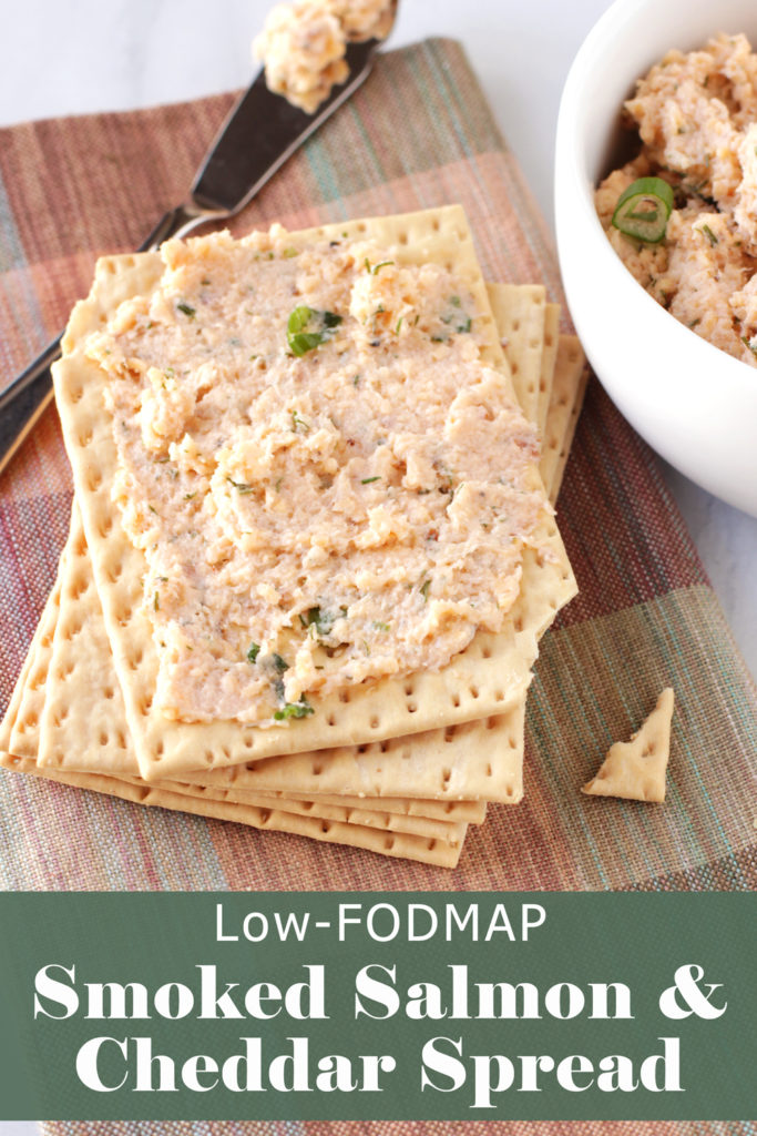 Low FODMAP Smoked Salmon & Cheddar Spread