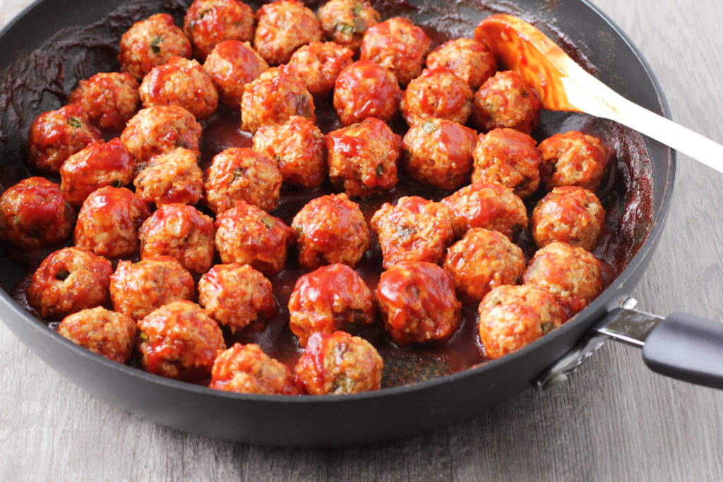 Low FODMAP Turkey Quinoa Cocktail Meatballs
