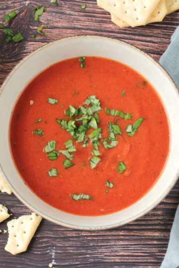 Low FODMAP Creamy Tomato Soup
