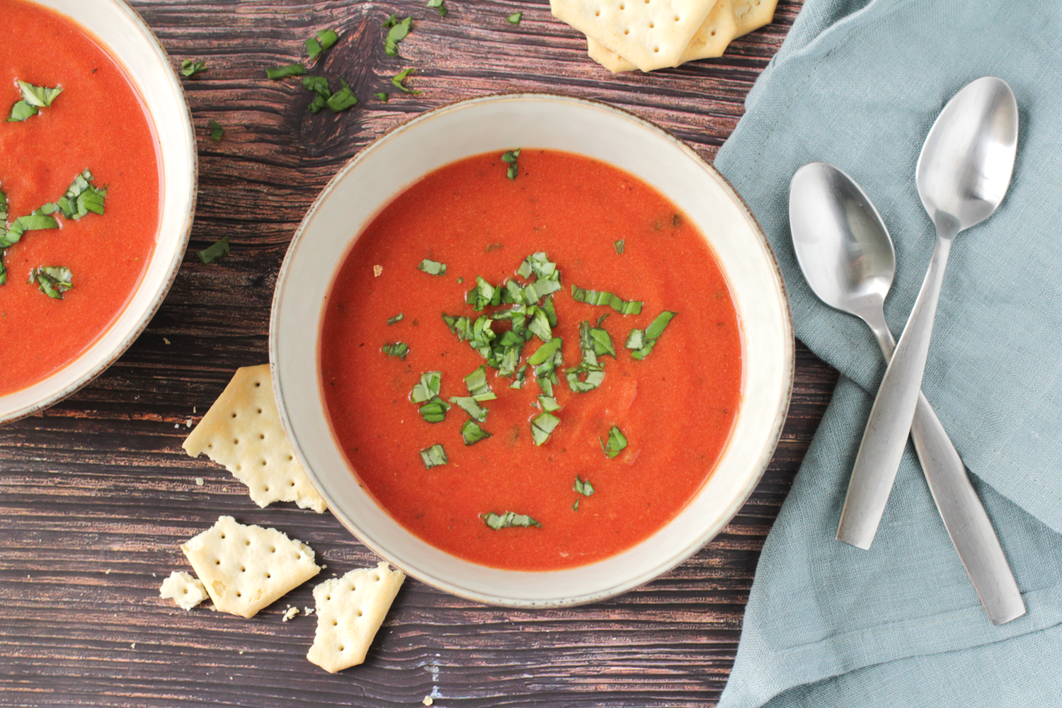 Low FODMAP Creamy Tomato Soup - Delicious as it Looks