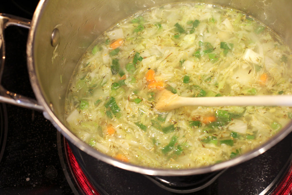 Low FODMAP White Minestrone with Tofu