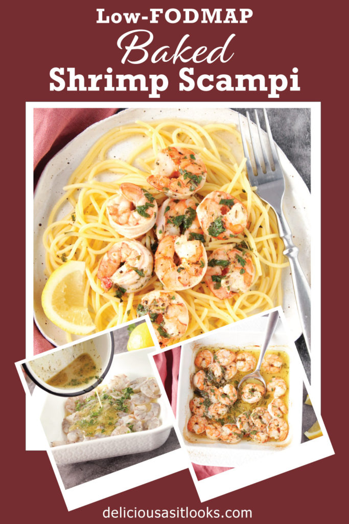 Low FODMAP Baked Shrimp Scampi