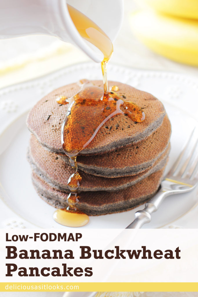 Low FODMAP Banana Buckwheat Pancakes