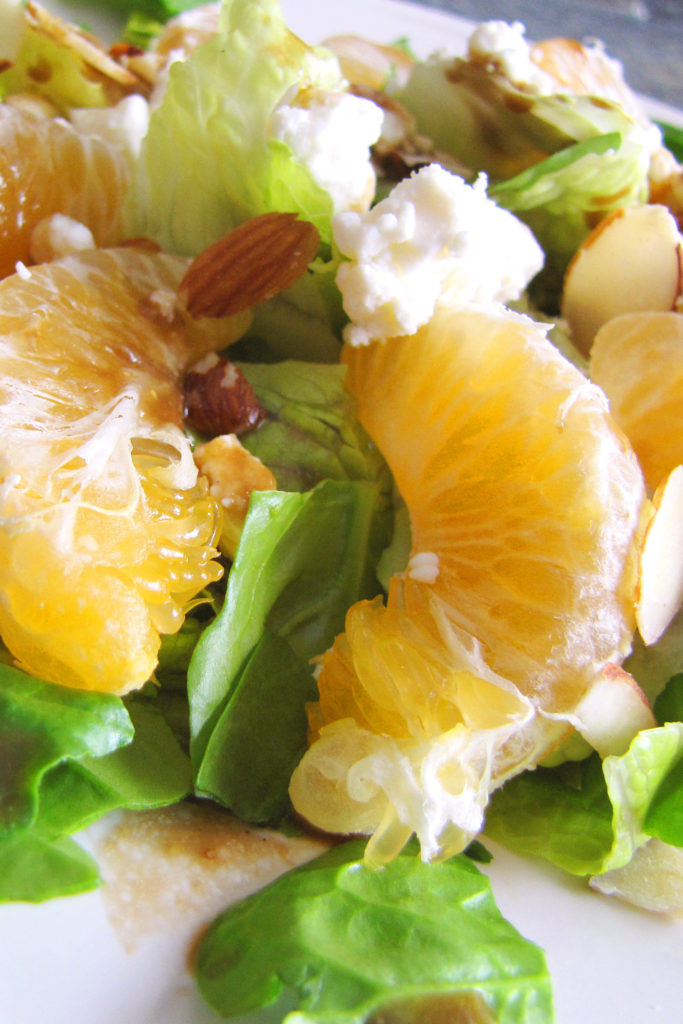 Low FODMAP Clementine Salad with Feta & Almonds