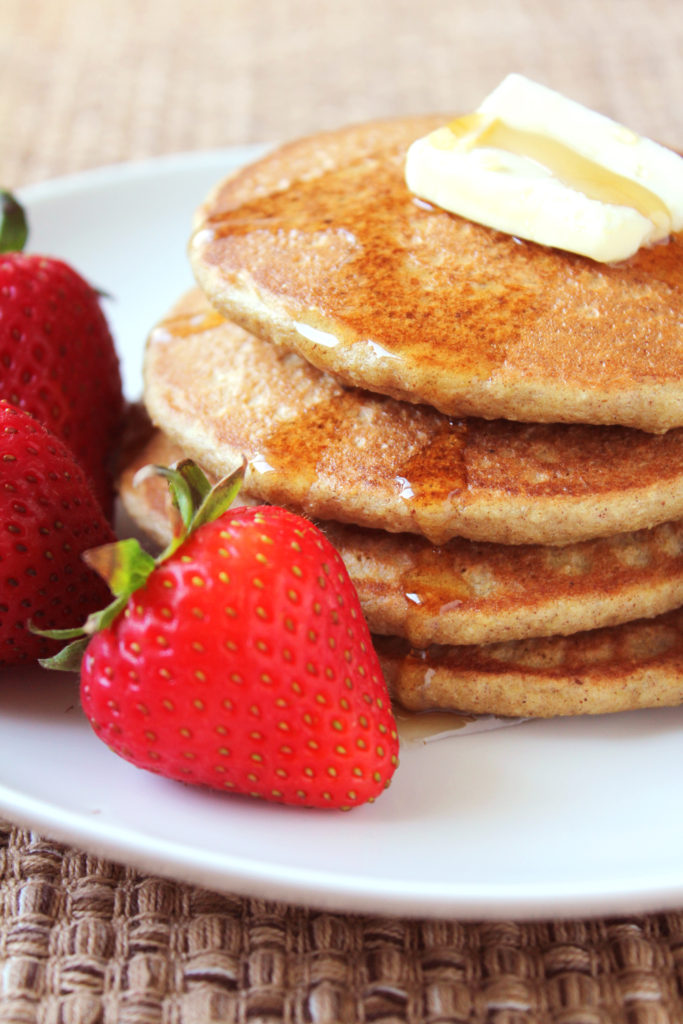 Quinoa Flake Pancakes (Gluten-Free, Low-FODMAP)