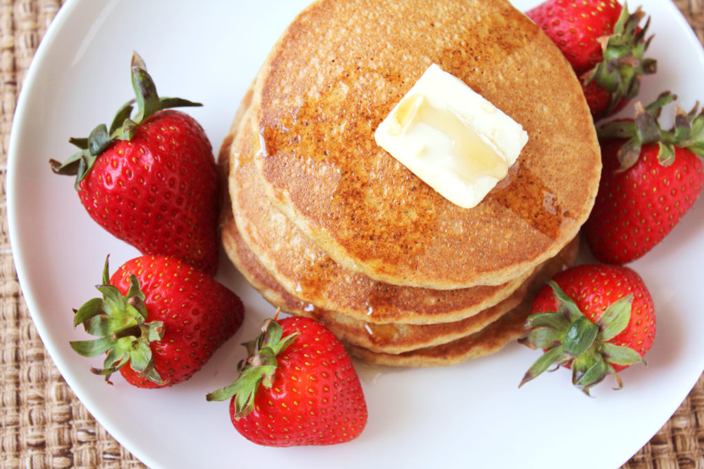 Quinoa Flake Pancakes (Gluten-Free & Low-FODMAP)
