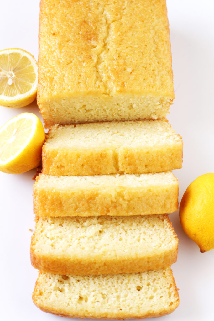 Low FODMAP Glazed Lemon Loaf (Pound Cake)
