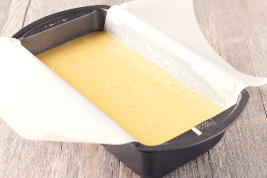 making glazed lemon loaf