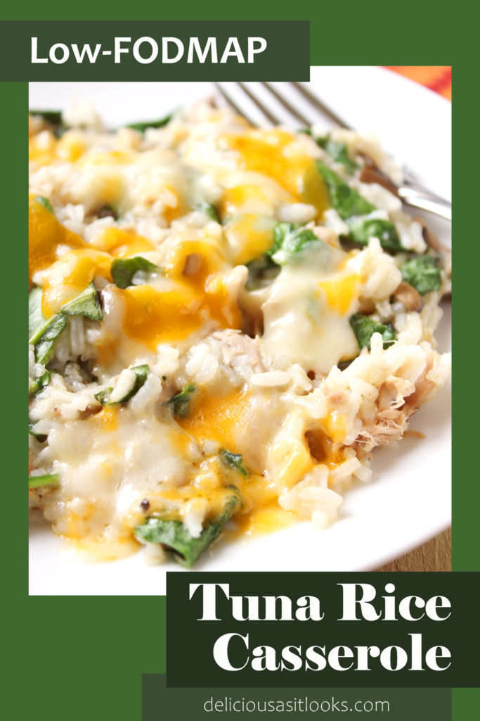 Low FODMAP Tuna Rice Casserole