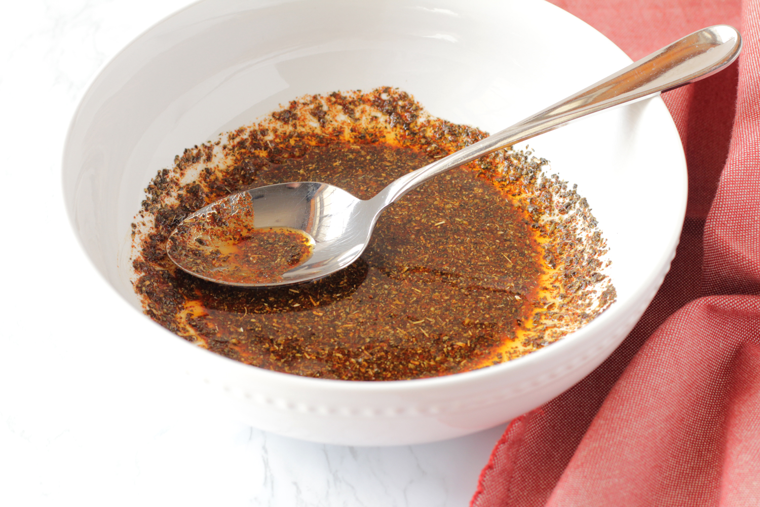 combine seasonings for bruschetta chicken