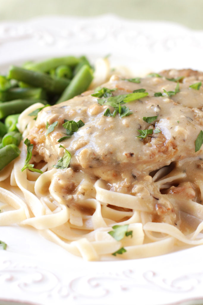 Low-FODMAP Slow Cooker Pork Chops & Gravy