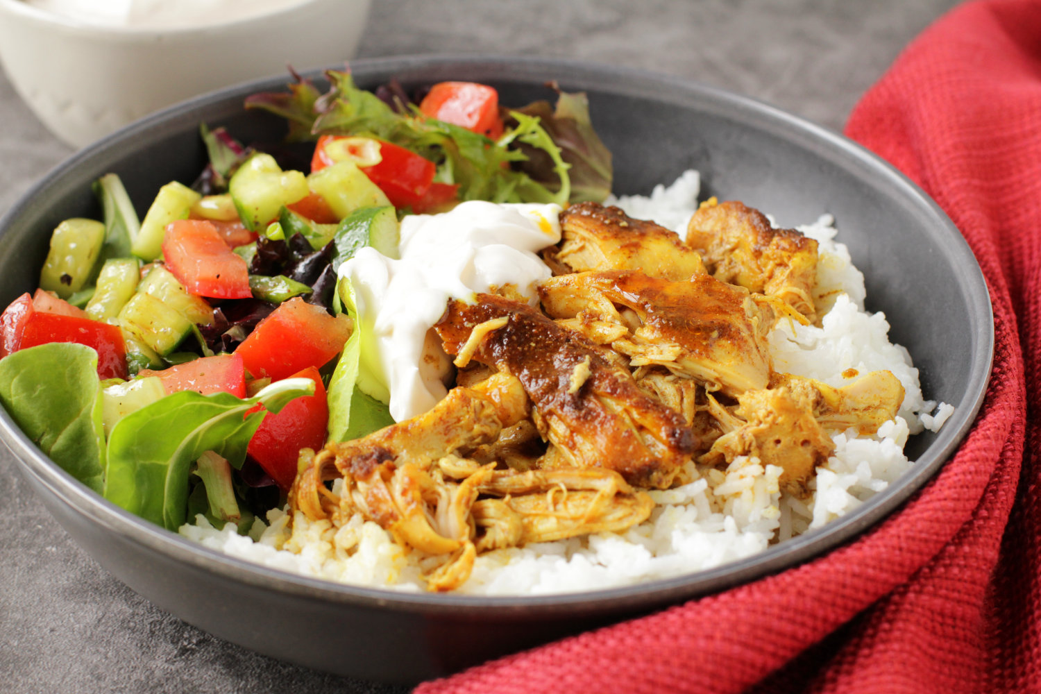 Low-FODMAP Chicken Shawarma Bowls
