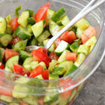 Low-FODMAP Tomato-Cucumber Salad